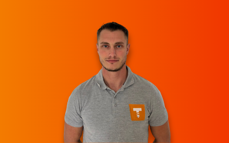 Steven Bouillon, bricoleur professionnel à Isigny-sur-Mer