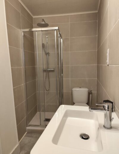 Rénovation d'une salle de bains.