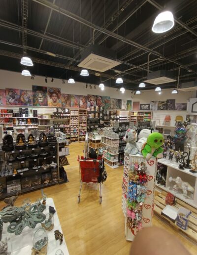 Déménagement d'une boutique.