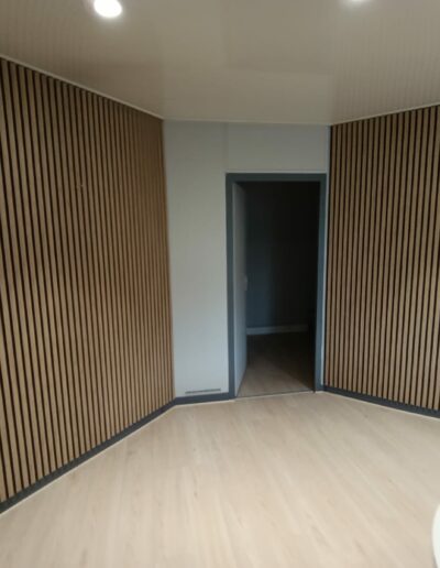 Installation de tasseaux.